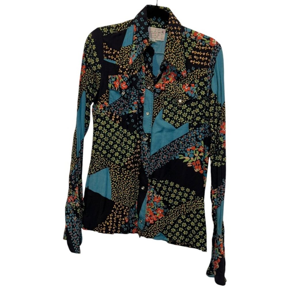 Rockmount Ranchwear Vintage Patchwork Western Rod… - image 3